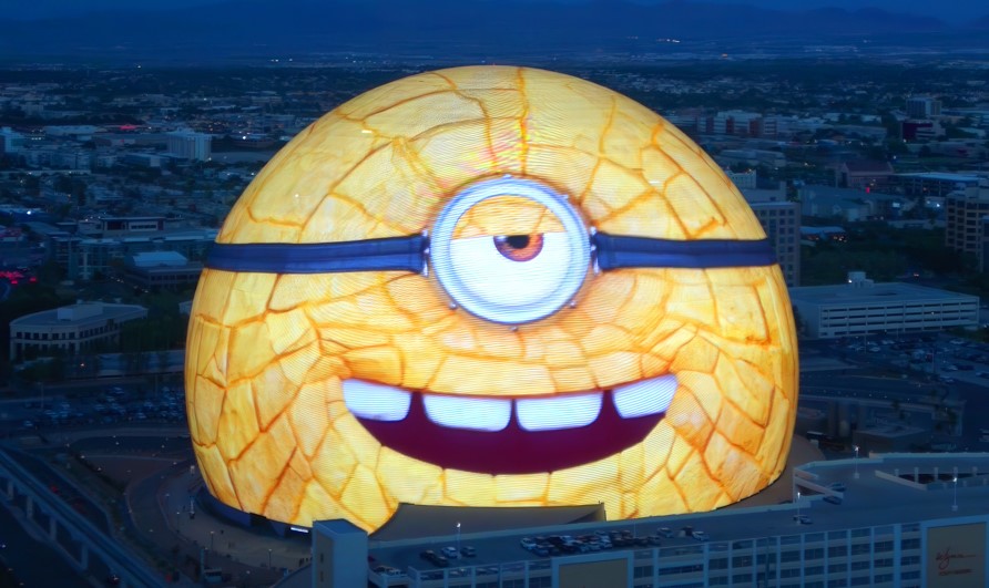 Mega Jerry Takes Over the Las Vegas Sphere Ahead Of Despicable Me 4