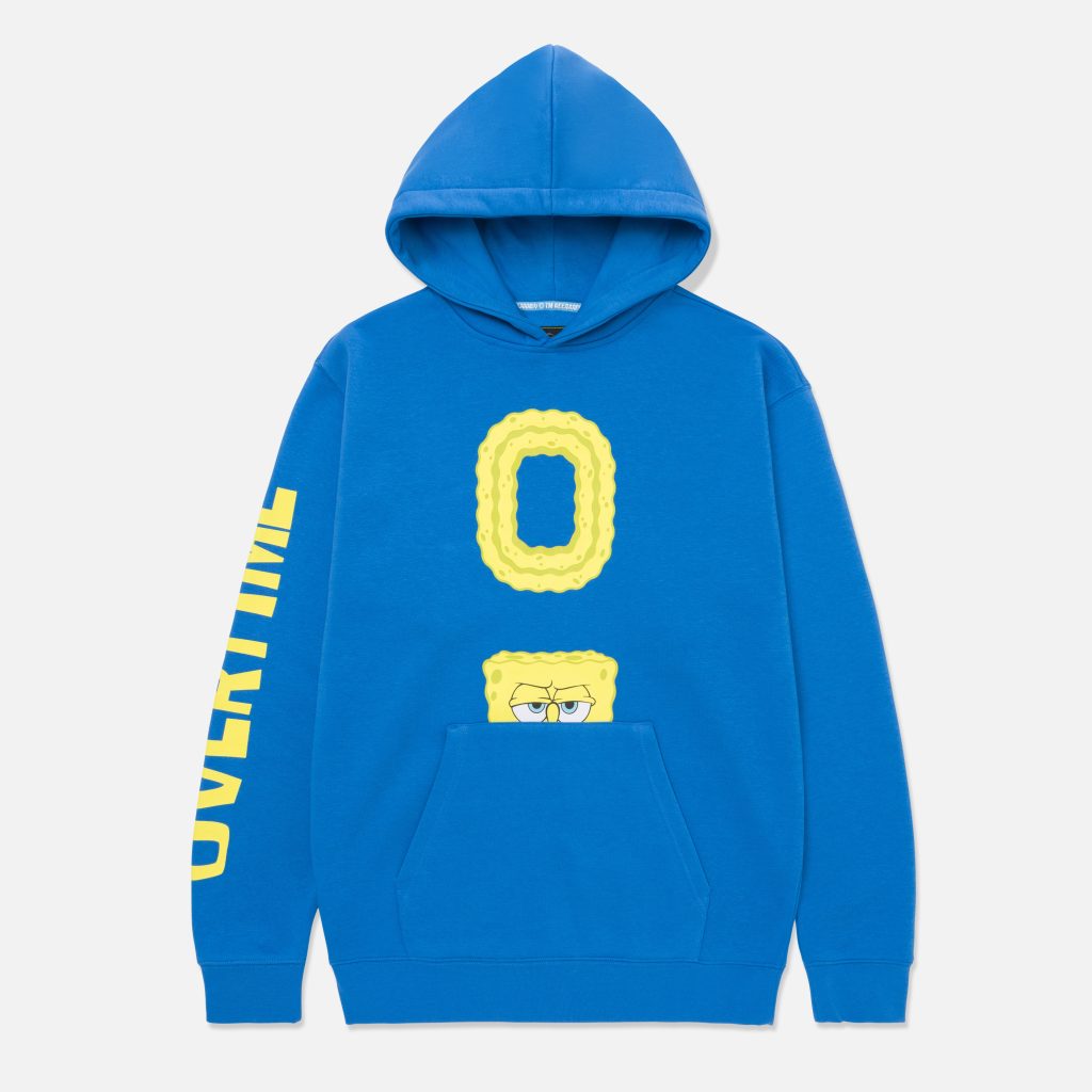 Overtime x SpongeBob Classic Hoodie for Adults and Kids.