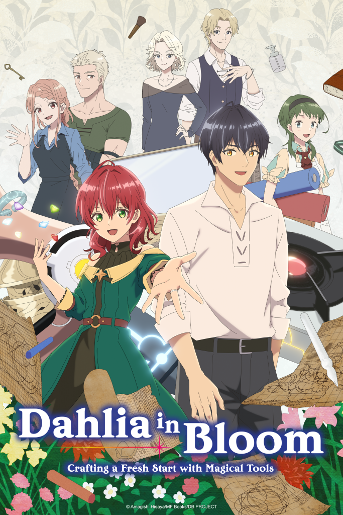 Dahlia in Bloom: Crafting a Fresh Start with Magical Tools NA key visual.