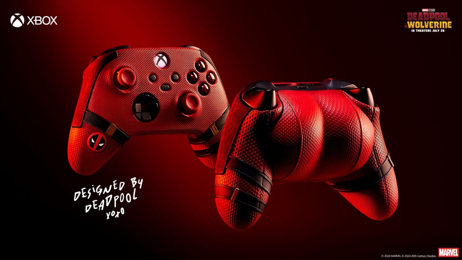 Get Cheeky With This New Deadpool Xbox Controller With Built In "Assets"