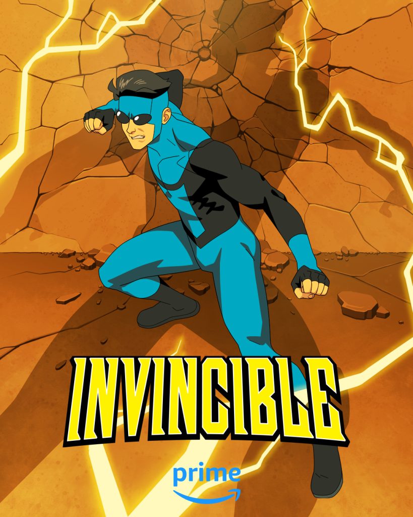 Invincible Blue Suit key visual.