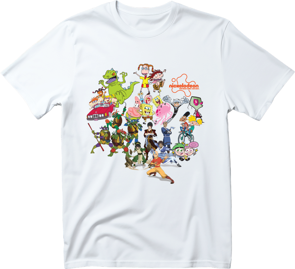 Nickelodeon San Diego Comic-Con 2024 Custom T-shirt.