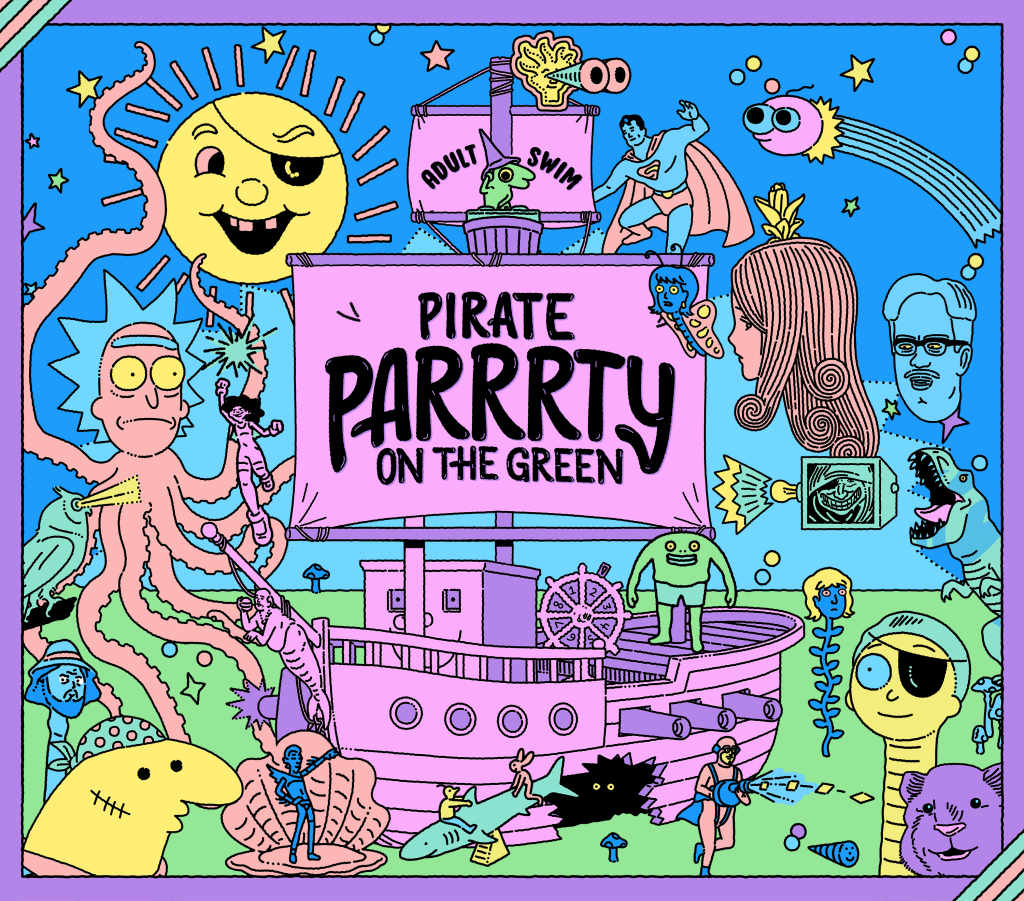 Adult Swim's Pirate Parrrty
