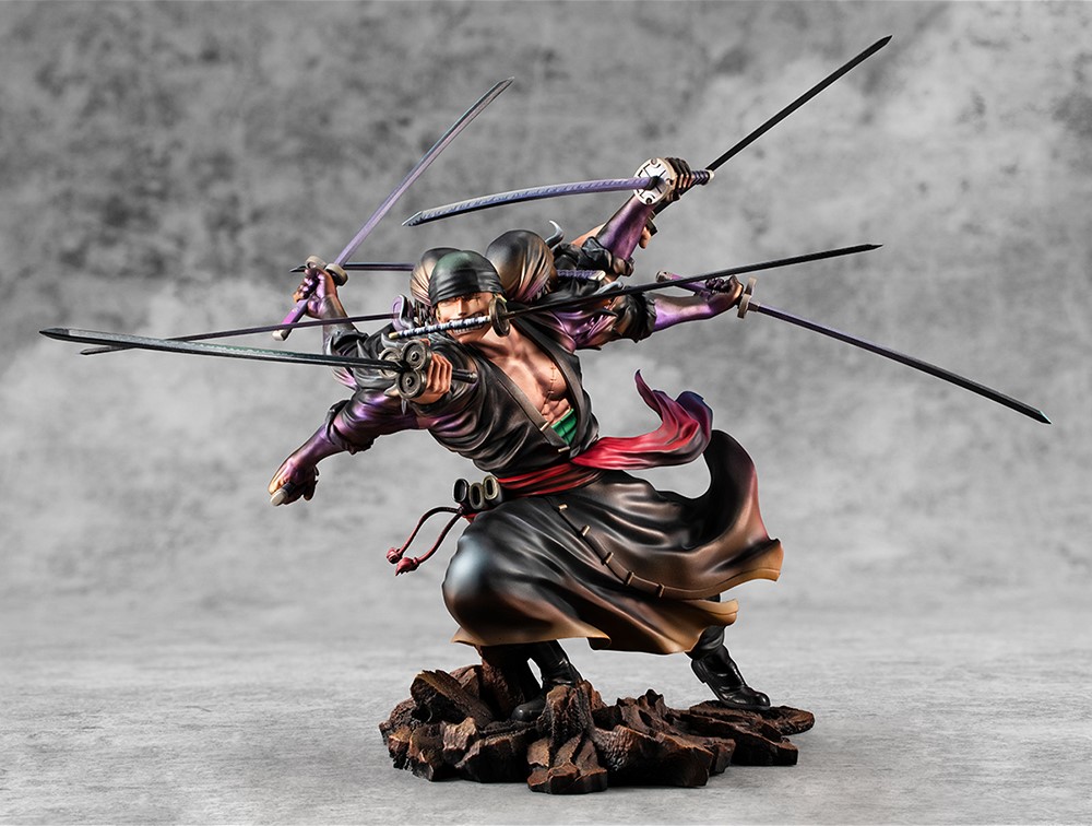 Roronoa Zoro (Limited Repeat) Demon Spirit Kyuutou-ryuu Asura Ver Portrait of Pirates WA-MAXIMUM One Piece Figure.