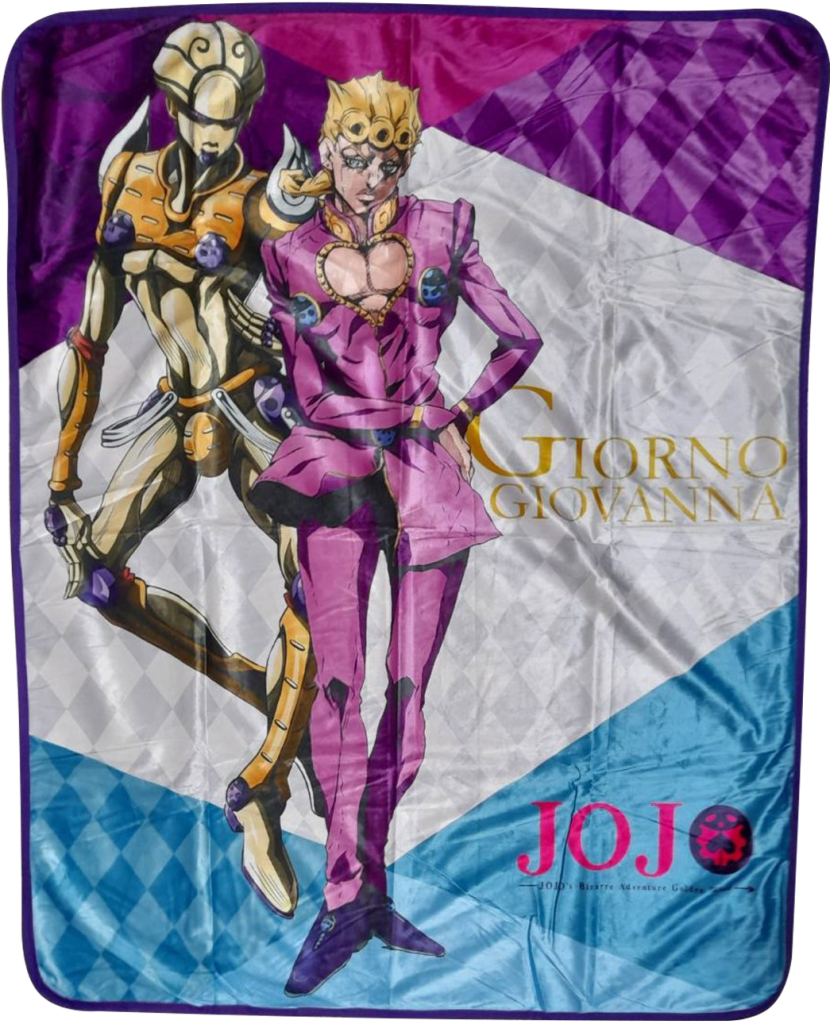 Jojo's Bizarre Adventure - Giorno Throw Blanket