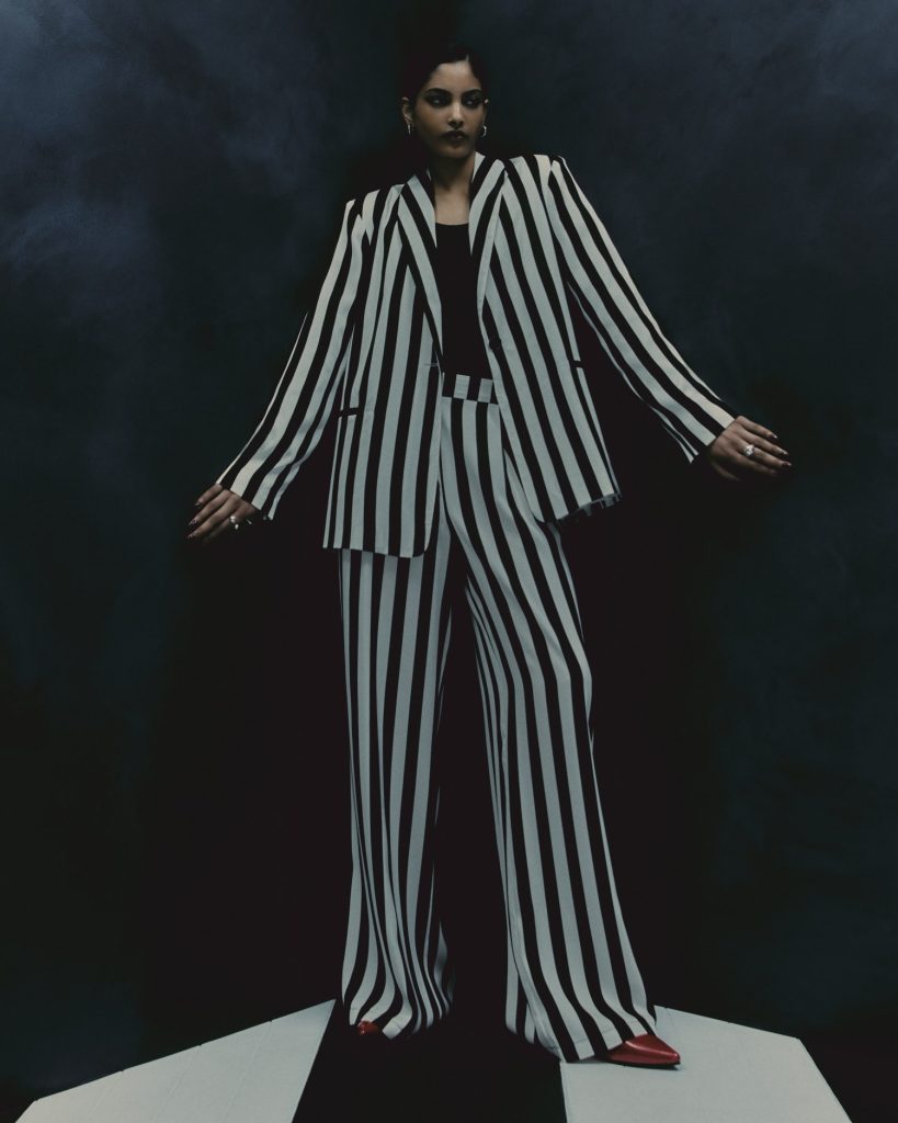 Colleen Atwood Primark Beetlejuice Beetlejuice inspired striped suit