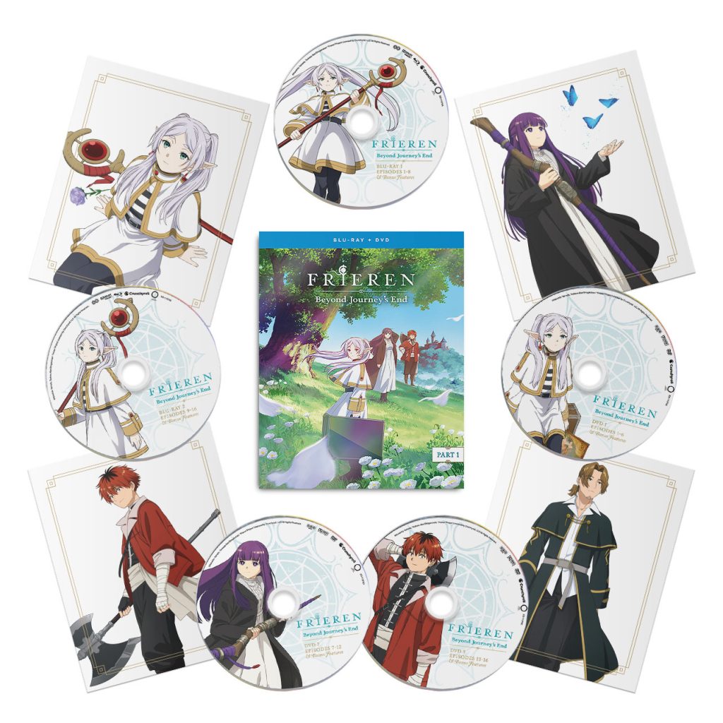 Frieren: Beyond Journey's End - Part 1 – Blu-ray/DVD Combo beauty spread.