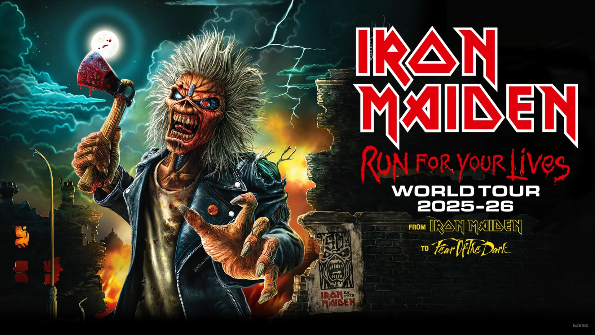 Iron Maiden Announces 'Run For Your Lives' World Tour 2025/2026