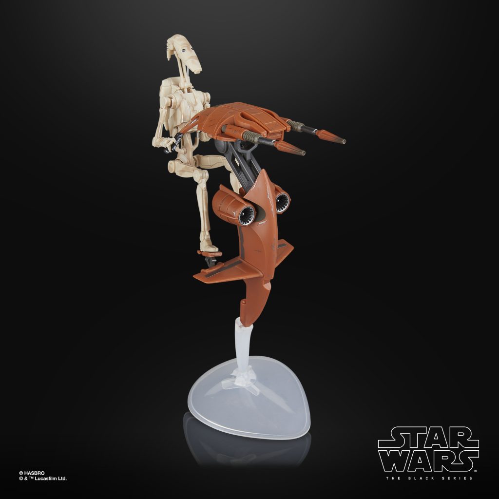 STAR WARS: THE BLACK SERIES STAP & BATTLE DROID FIGURE.