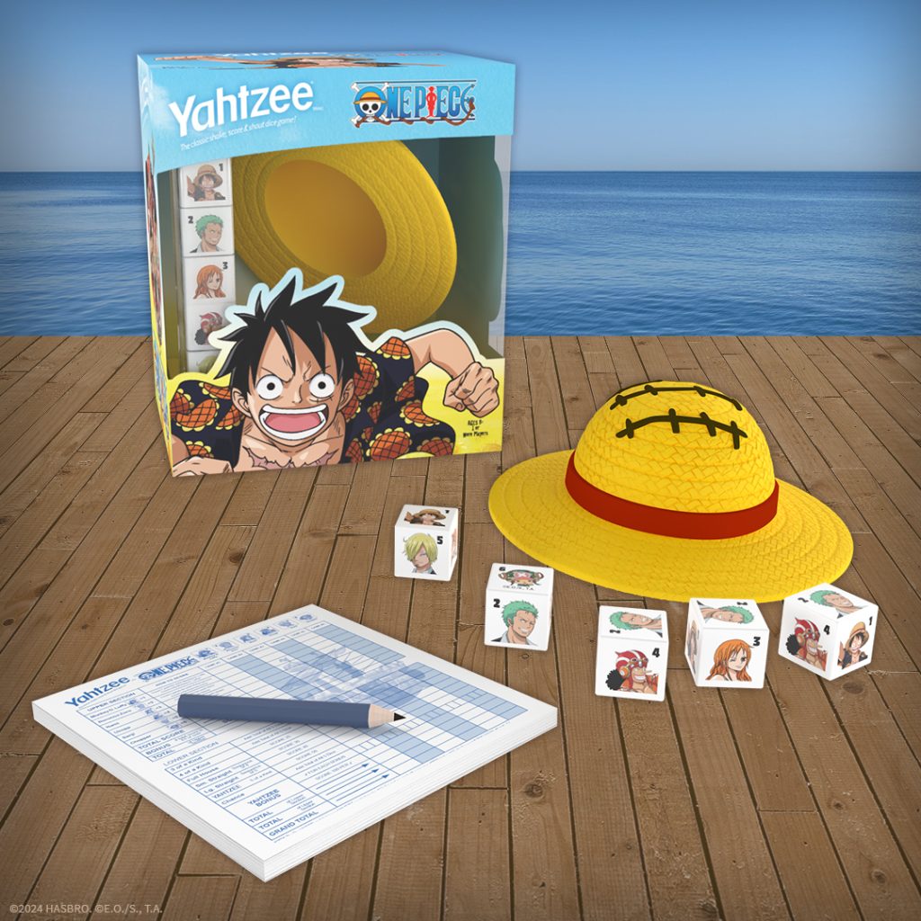 YAHTZEE®: One Piece graphics components.