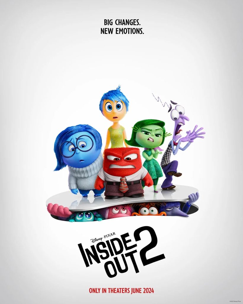 Inside Out 2 movie poster.