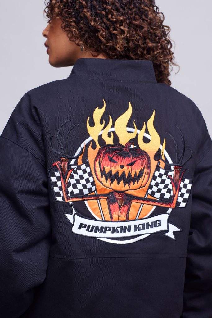 Disney The Nightmare Before Christmas Jack Skellington Flaming Racing Jacket from BoxLunch