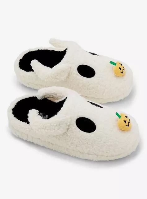 Disney The Nightmare Before Christmas Zero Figural Women's Sherpa Slippers from BoxLunch