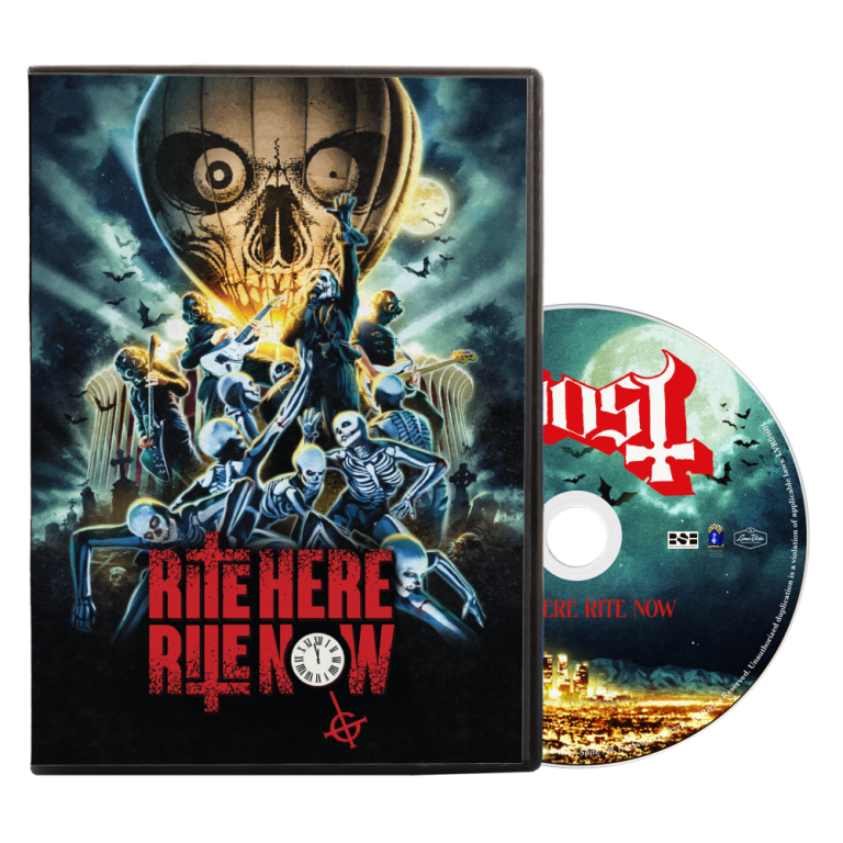 Ghost Announces 4K UHD, Bluray, DVD, AND VHS For 'Rite Here Rite Now'