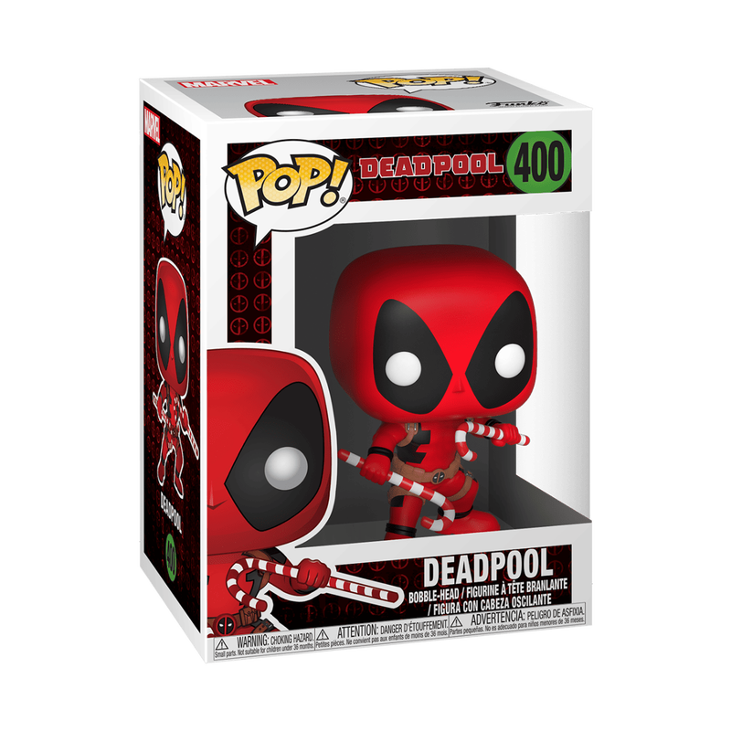 Holiday Deadpool Marvel Pop!, $12