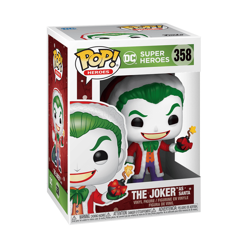 The Joker as Santa DC Comics Funko Pop!, $12