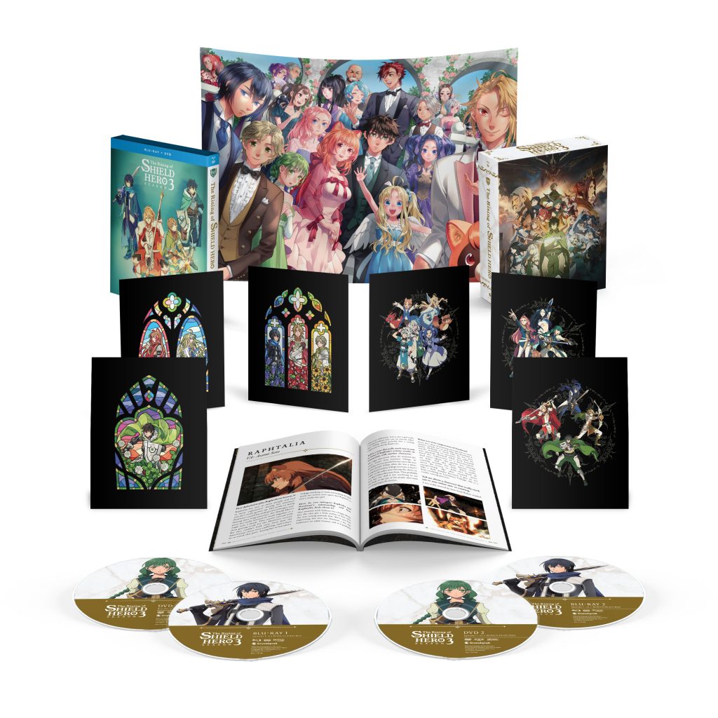 The Rising of the Shield Hero Season 3 - Limited Edition – Blu-ray/DVD Combo spread