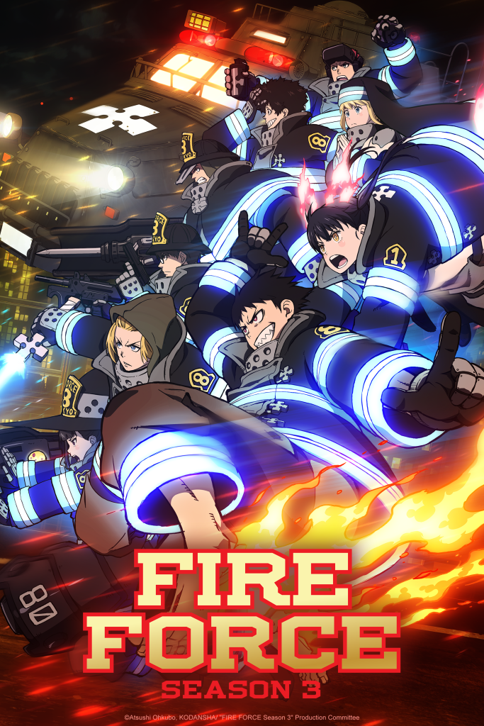 Fire Force Season 3 NA key art