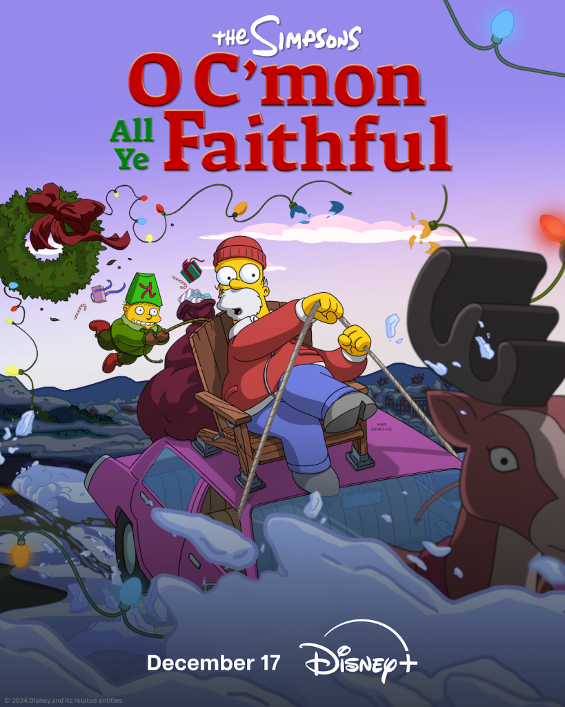 The Simpsons 'O C'mon All Ye Faithful' Holiday Special Coming To Disney+ [Trailer]