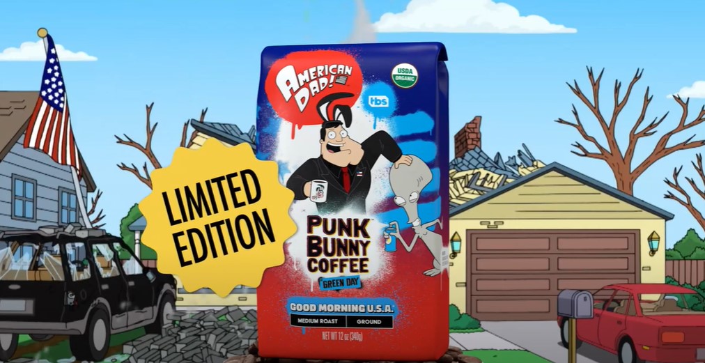 Green Day’s Punk Bunny Coffee & ‘American Dad’ Team Up For A Limited-Edition Coffee Flavor