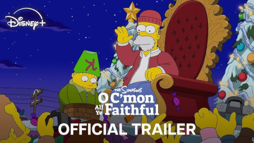 The Simpsons ‘O C’mon All Ye Faithful’ Holiday Special Coming To Disney+ [Trailer]