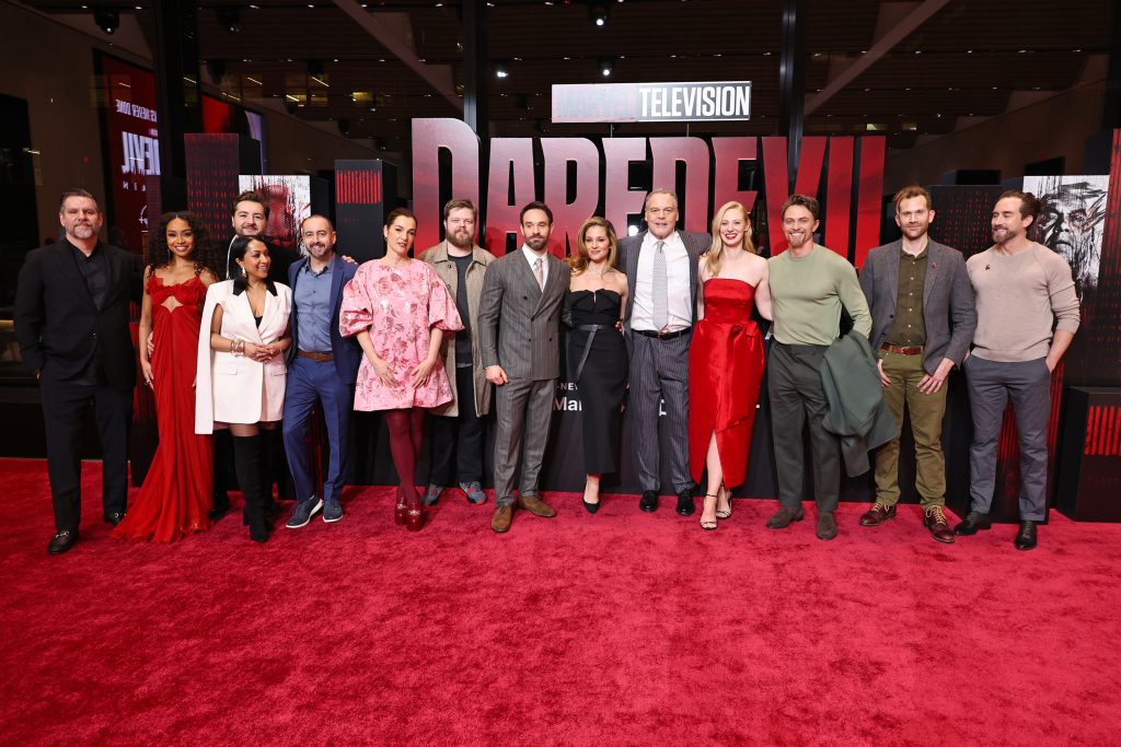 Daredevil: Born Again Premiere. Full Cast + Producers