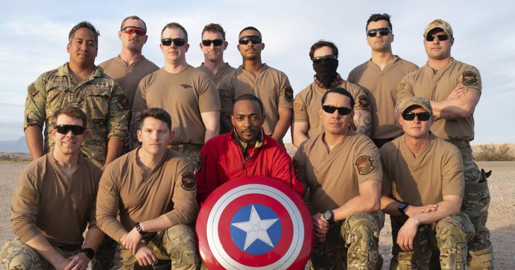 Anthony Mackie Skydiving