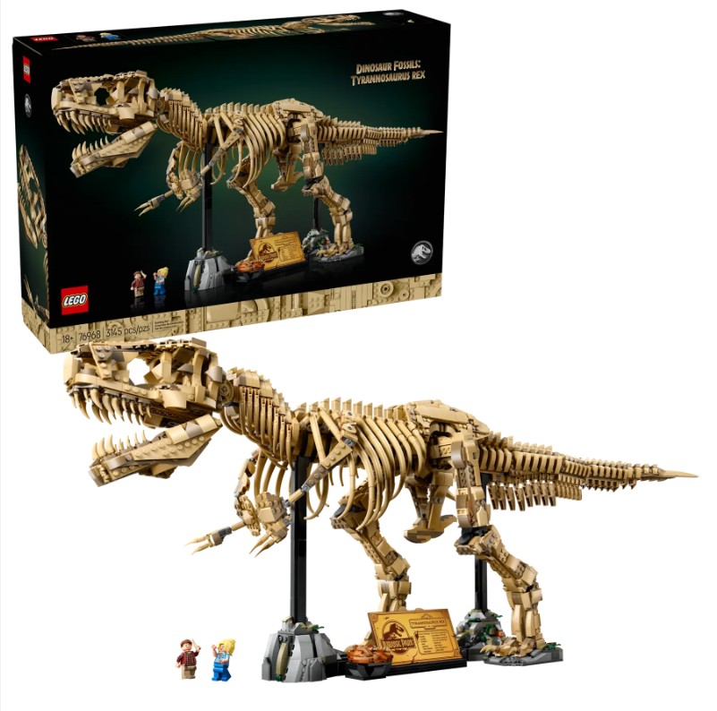 Jurassic World Dinosaur Fossils: Tyrannosaurus Rex LEGO Set Coming Soon