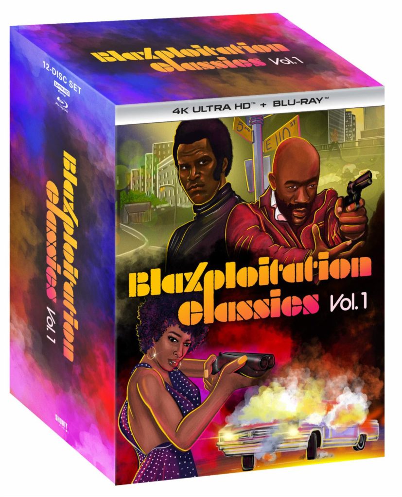 Blaxploitation Classics Vol. 1 cover art.