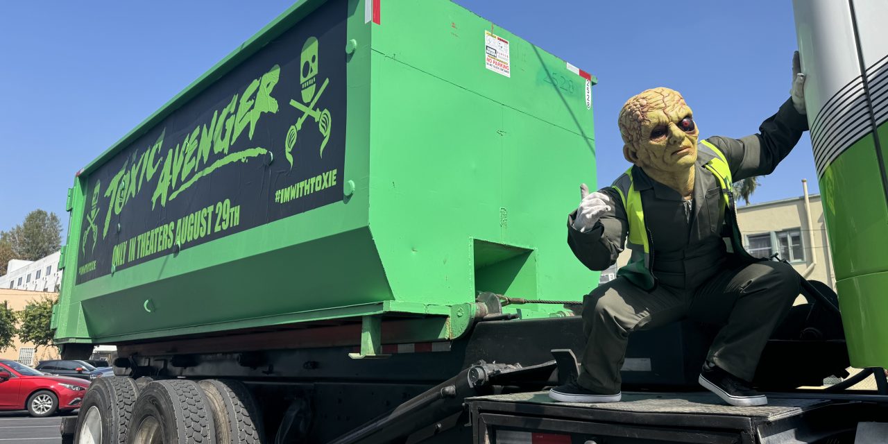 Toxie Takes Out the Trash: Toxic Avenger Cleans Up LA for Earth Day